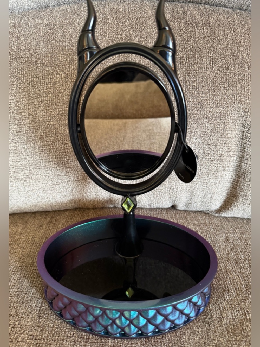 Bath & Body Works Maleficent Mirror Tray Disney Villains New But *missing gem